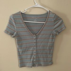 XS American eagle soft& sexy rib T- shirt
